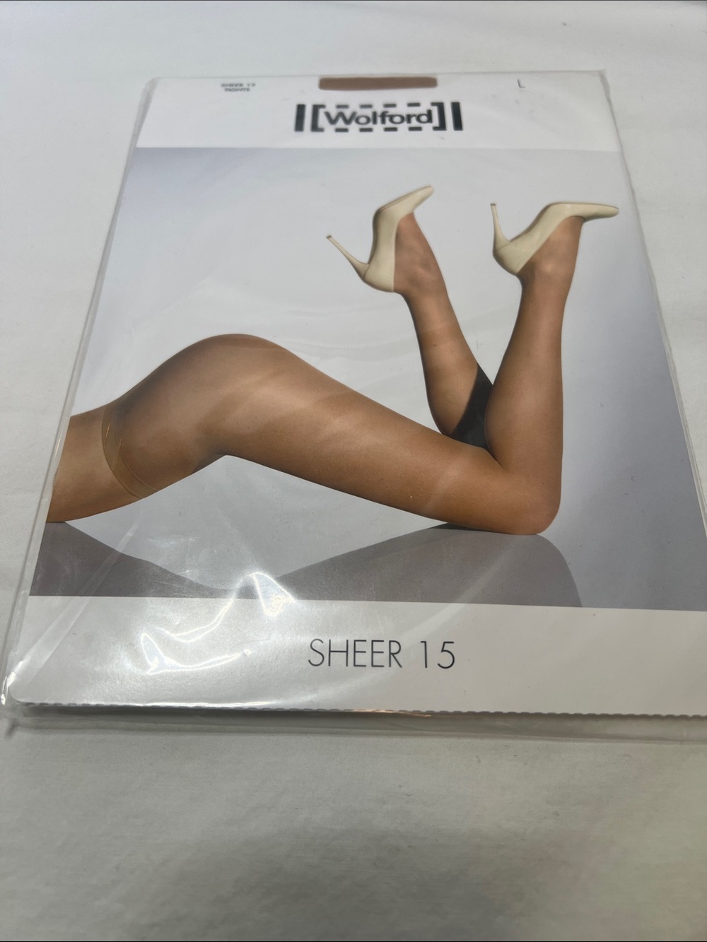 Wolford Sheer 15 Tights in Tan/Nude